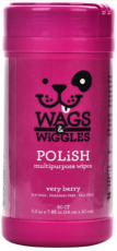 Wags & Wiggles Pañitos Freshen Cereza - Tarro 50 Unidades